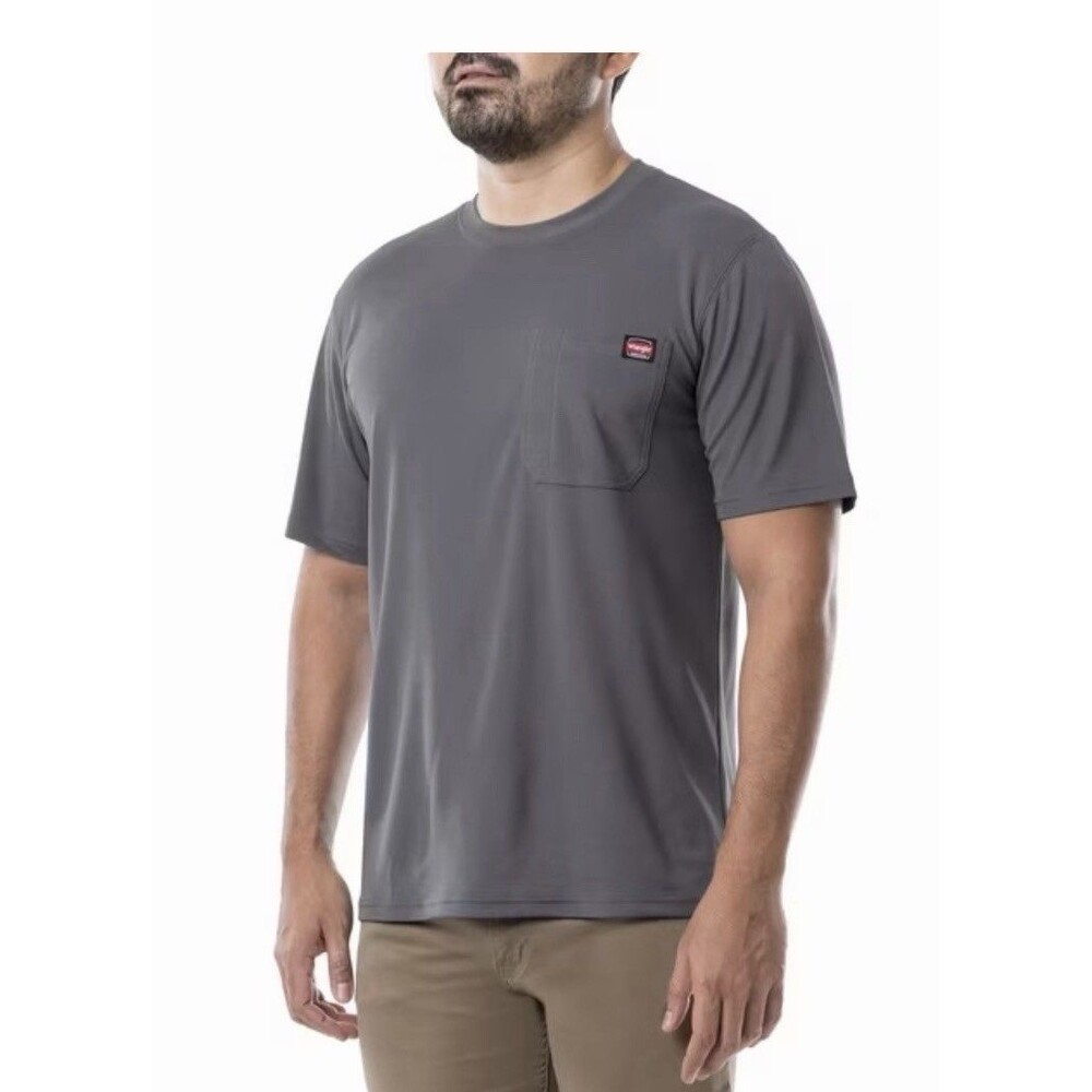 Wrangler men's t-shirt Workwear Performance Short Sleeve Pocket Top size 3XL